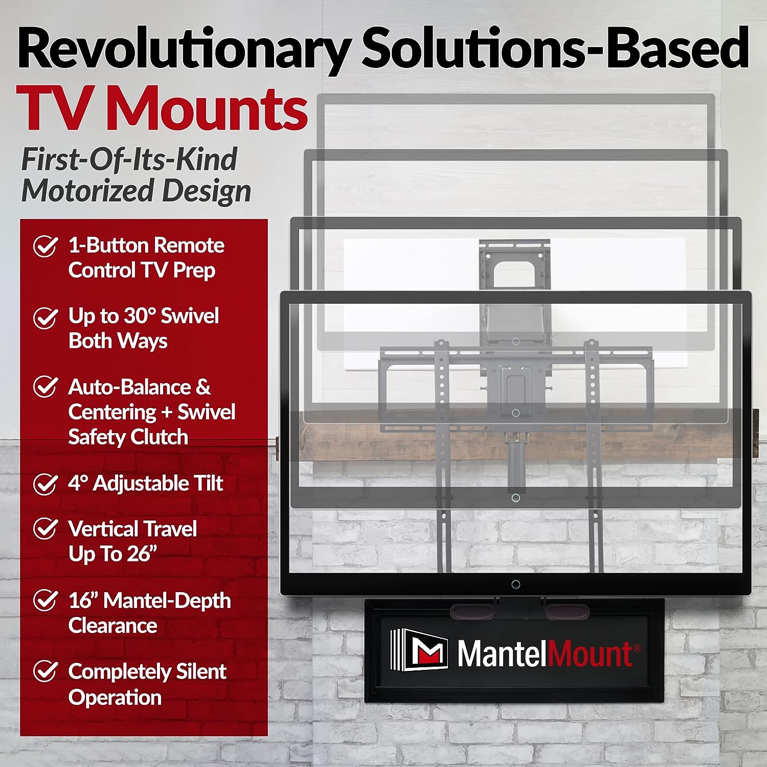 Mantel Mount Pull Down Wall Mounts