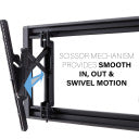 Large Advanced Tilt 4D TV Wall Mount for TVs 42"-90"