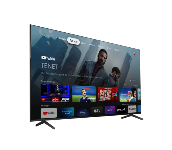 Sony KD75X80K 75" Class X80K 4K HDR LED TV with Google TV (2022)